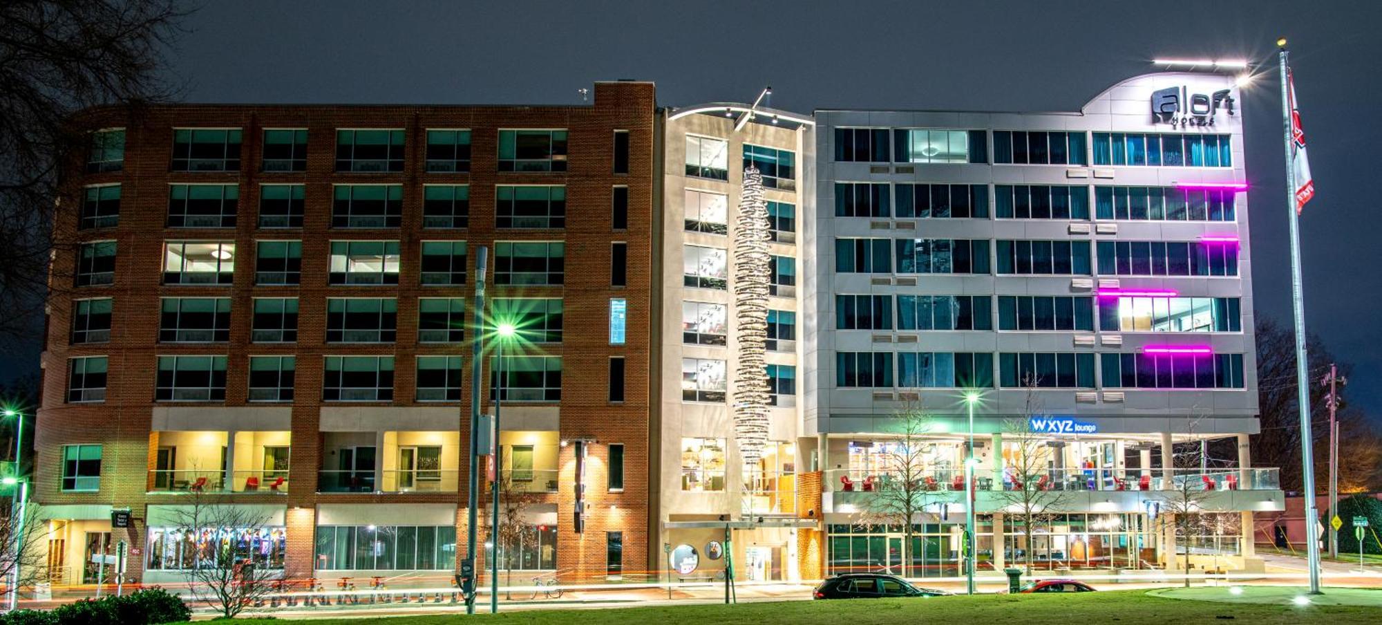 Aloft Raleigh Hotel Exterior foto
