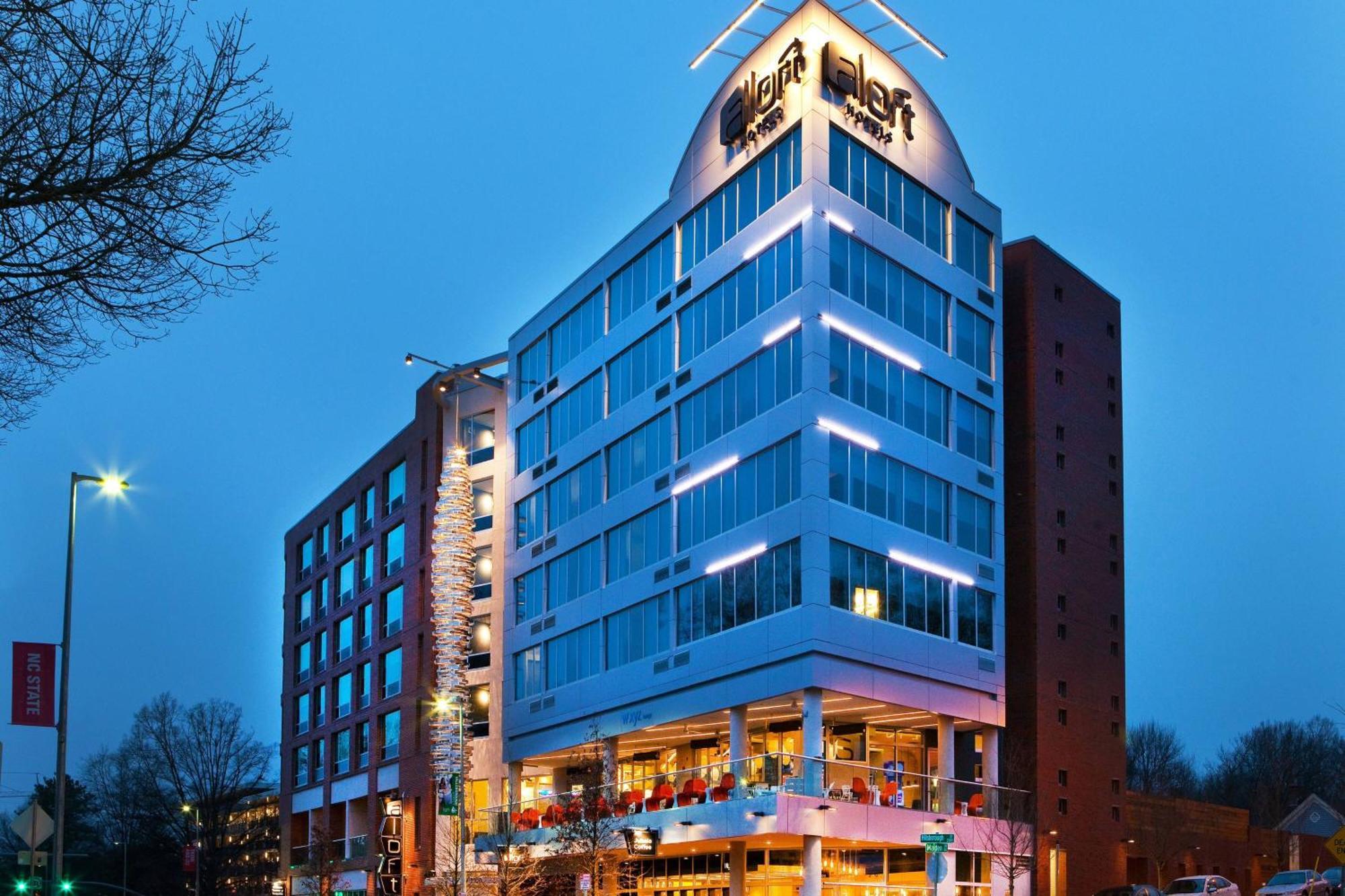 Aloft Raleigh Hotel Exterior foto