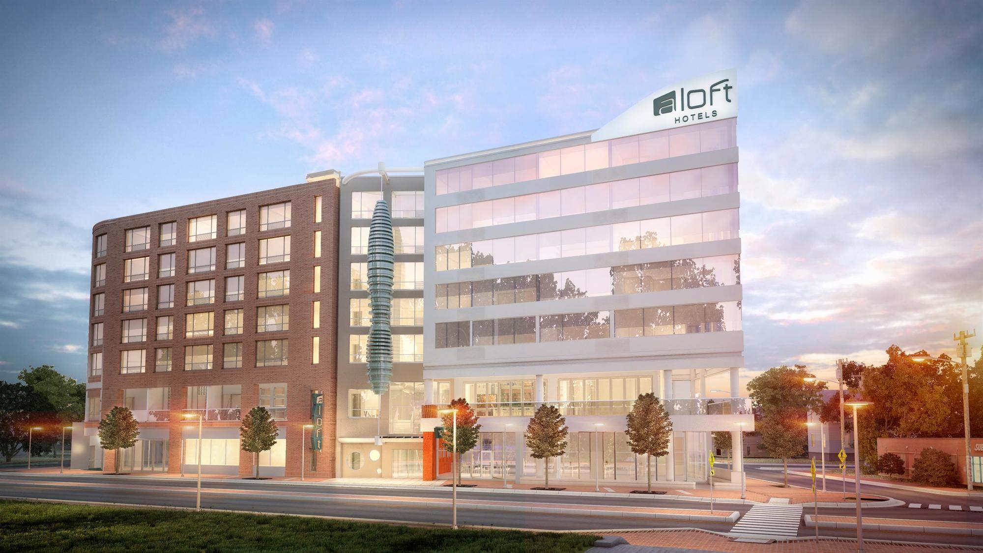 Aloft Raleigh Hotel Exterior foto
